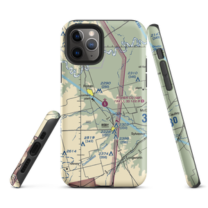 Fisher County Airport (56F) VFR Sectional  Tough iPhone Case