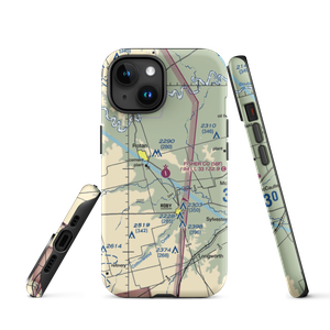 Fisher County Airport (56F) VFR Sectional  Tough iPhone Case