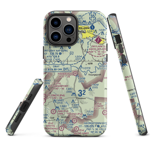 Fisher Ranch Airport (67TE) VFR Sectional  Tough iPhone Case