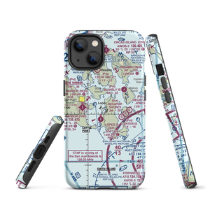 Fishermans Bay Seaplane Base (81W) VFR Sectional  Tough iPhone Case