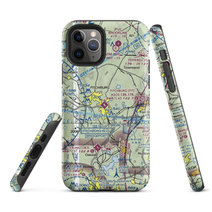 Fitchburg Municipal Airport (FIT) VFR Sectional  Tough iPhone Case