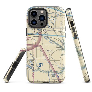 Fitterer's Strip (06ND) VFR Sectional  Tough iPhone Case