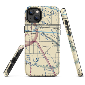 Fitterer's Strip (06ND) VFR Sectional  Tough iPhone Case