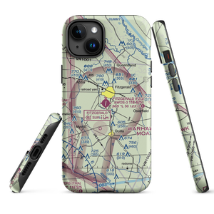 Fitzgerald Municipal Airport (FZG) VFR Sectional  Tough iPhone Case