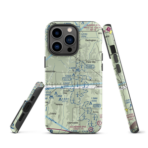 Fizzle Ridge Airport (3MO8) VFR Sectional  Tough iPhone Case