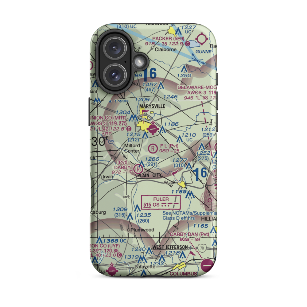 Fl-Airfield (2OA5) VFR Sectional  Tough iPhone Case iPhone 16 Plus model shown