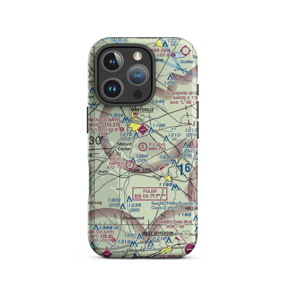 Fl-Airfield (2OA5) VFR Sectional  Tough iPhone Case iPhone 16 Pro model shown