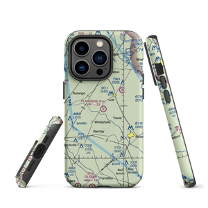 Flanders Field (TS81) VFR Sectional  Tough iPhone Case