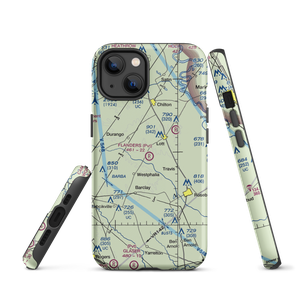 Flanders Field (TS81) VFR Sectional  Tough iPhone Case