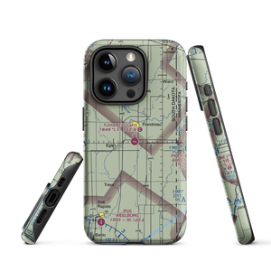 Flandreau Municipal Airport (4P3) VFR Sectional  Tough iPhone Case