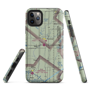 Flandreau Municipal Airport (4P3) VFR Sectional  Tough iPhone Case