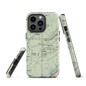 Flat Airport (FLT) VFR Sectional  Tough iPhone Case