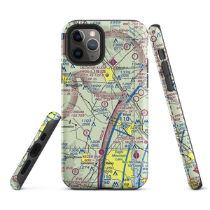 Flat Bush Airport (XA99) VFR Sectional  Tough iPhone Case