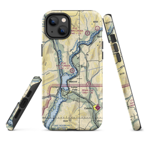 Flat Creek Field (05WN) VFR Sectional  Tough iPhone Case