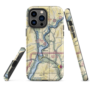 Flat Creek Field (05WN) VFR Sectional  Tough iPhone Case