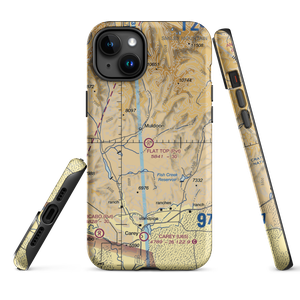 Flat Top Airstrip (10ID) VFR Sectional  Tough iPhone Case