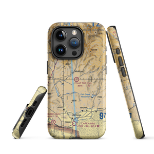 Flat Top Airstrip (10ID) VFR Sectional  Tough iPhone Case