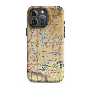 Flat Top Airstrip (10ID) VFR Sectional  Tough iPhone Case
