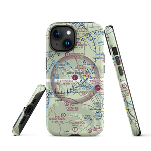 Flat Top Ranch Airport (74TE) VFR Sectional  Tough iPhone Case