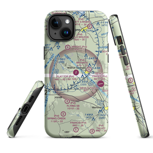 Flat Top Ranch Airport (74TE) VFR Sectional  Tough iPhone Case