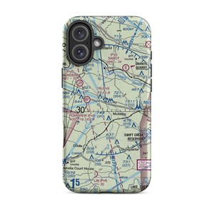 Flatrock Air Strip (0VA7) VFR Sectional  Tough iPhone Case