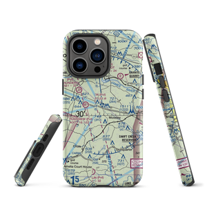 Flatrock Air Strip (0VA7) VFR Sectional  Tough iPhone Case