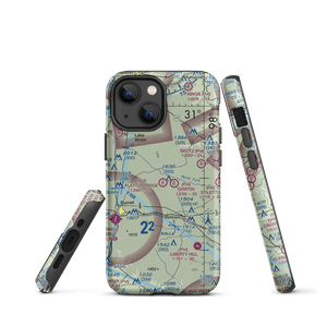 Flattop Ridge Airport (TA63) VFR Sectional  Tough iPhone Case