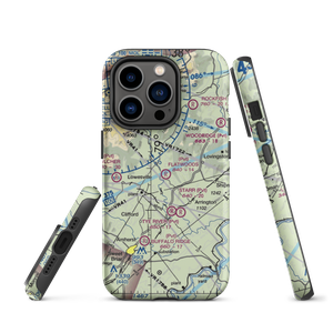 Flatwoods Airport (8VA6) VFR Sectional  Tough iPhone Case