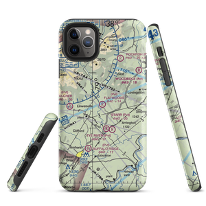 Flatwoods Airport (8VA6) VFR Sectional  Tough iPhone Case