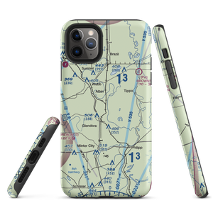 Flautt Airport (MS38) VFR Sectional  Tough iPhone Case