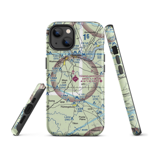 Fleming Mason Airport (FGX) VFR Sectional  Tough iPhone Case
