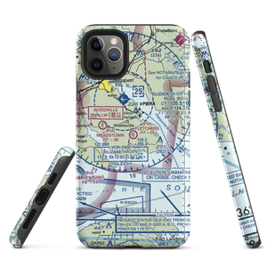 Fletcher's Airport (1NC3) VFR Sectional  Tough iPhone Case