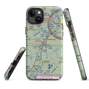 Flib Field (MU57) VFR Sectional  Tough iPhone Case