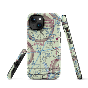 Flint River Nursery Airport (GA17) VFR Sectional  Tough iPhone Case