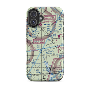 Flint River Nursery Airport (GA17) VFR Sectional  Tough iPhone Case