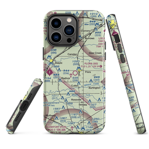 Flora Municipal Airport (5I2) VFR Sectional  Tough iPhone Case