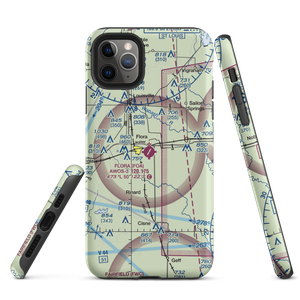 Flora Municipal Airport (FOA) VFR Sectional  Tough iPhone Case