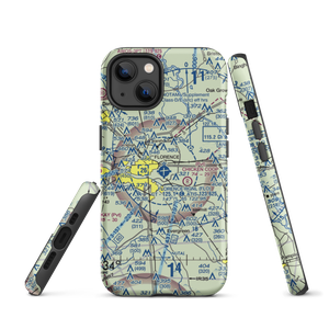 Florence Regional Airport (FLO) VFR Sectional  Tough iPhone Case