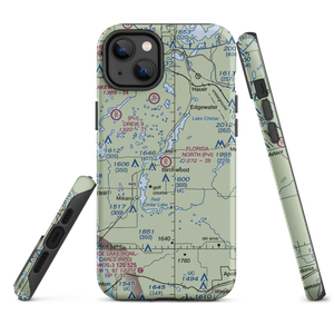 Florida North Airport (WN98) VFR Sectional  Tough iPhone Case