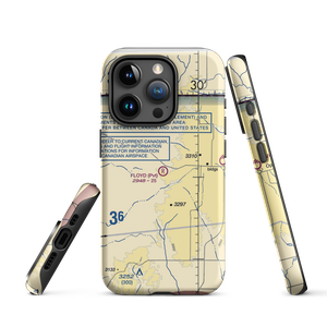 Floyd Ranch Airport (MT09) VFR Sectional  Tough iPhone Case