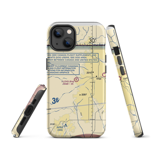 Floyd Ranch Airport (MT09) VFR Sectional  Tough iPhone Case