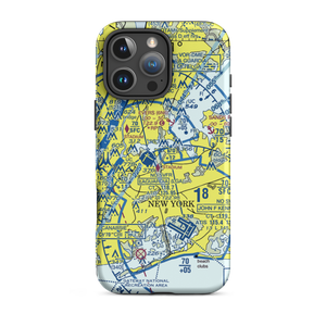 Flushing Airport (FLU) VFR Sectional  Tough iPhone Case