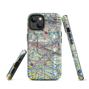 Fly-N-D Landing Strip (92NJ) VFR Sectional  Tough iPhone Case