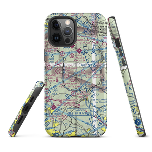 Fly-N-D Landing Strip (92NJ) VFR Sectional  Tough iPhone Case