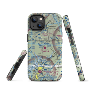 Fly-N-S Ranch Airport (GA09) VFR Sectional  Tough iPhone Case