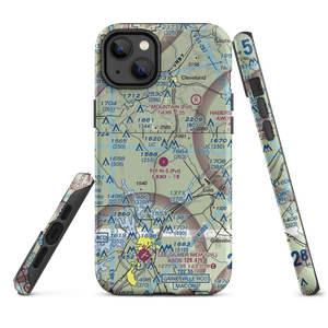 Fly-N-S Ranch Airport (GA09) VFR Sectional  Tough iPhone Case