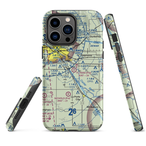 Flyers Airport (10IA) VFR Sectional  Tough iPhone Case