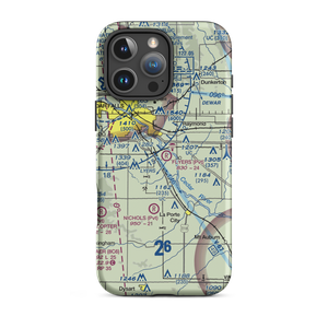 Flyers Airport (10IA) VFR Sectional  Tough iPhone Case