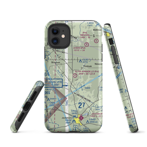 Flyin Armadillo Airport (TE55) VFR Sectional  Tough iPhone Case