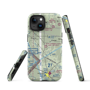 Flyin Armadillo Airport (TE55) VFR Sectional  Tough iPhone Case